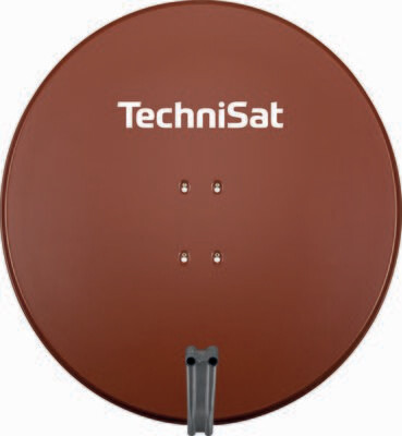 TechniSat SATMAN 850 PLUS inkl. Halterung für UNYSAT Universal-LNB, ziegelrot