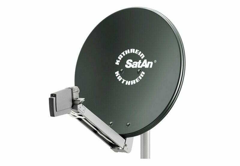 Kathrein Satellitenanlage CAS80gr mit SpeiseSystem UAS685, schiefergrau