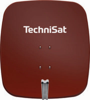 TechniSat SATMAN 65 PLUS inkl.Halterung für UNYSAT Universal-LNB, ziegelrot