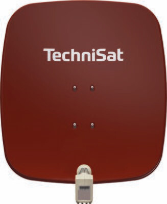 TechniSat SATMAN 65 PLUS mit Universal-Quattro-Switch-LNB, ziegelrot