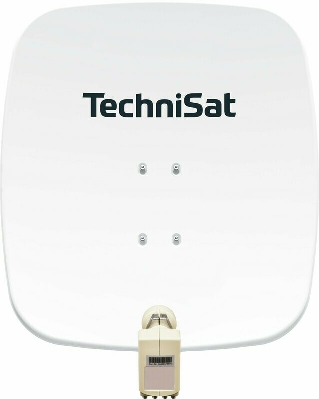 TechniSat SATMAN 65 PLUS mit Universal-Quattro-Switch-LNB, polarweiß