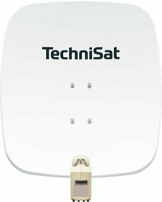 TechniSat SATMAN 65 PLUS mit Universal-Quattro-Switch-LNB, polarweiß
