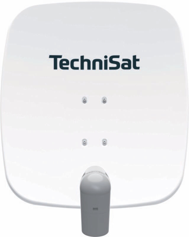 TechniSat SATMAN 65 PLUS mit UNYSAT-Quattro-LNB, polarweiß TechniSat SATMAN 65 PLUS mit UNYSAT-Quattro-LNB, polarweiß