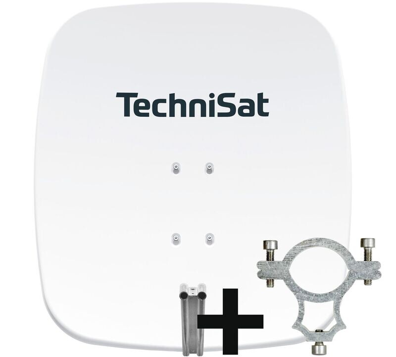 TechniSat SATMAN 65 PLUS inkl. LNB-Halteschelle (40mm) polarweiß TechniSat SATMAN 65 PLUS inkl. LNB-Halteschelle (40mm) polarweiß