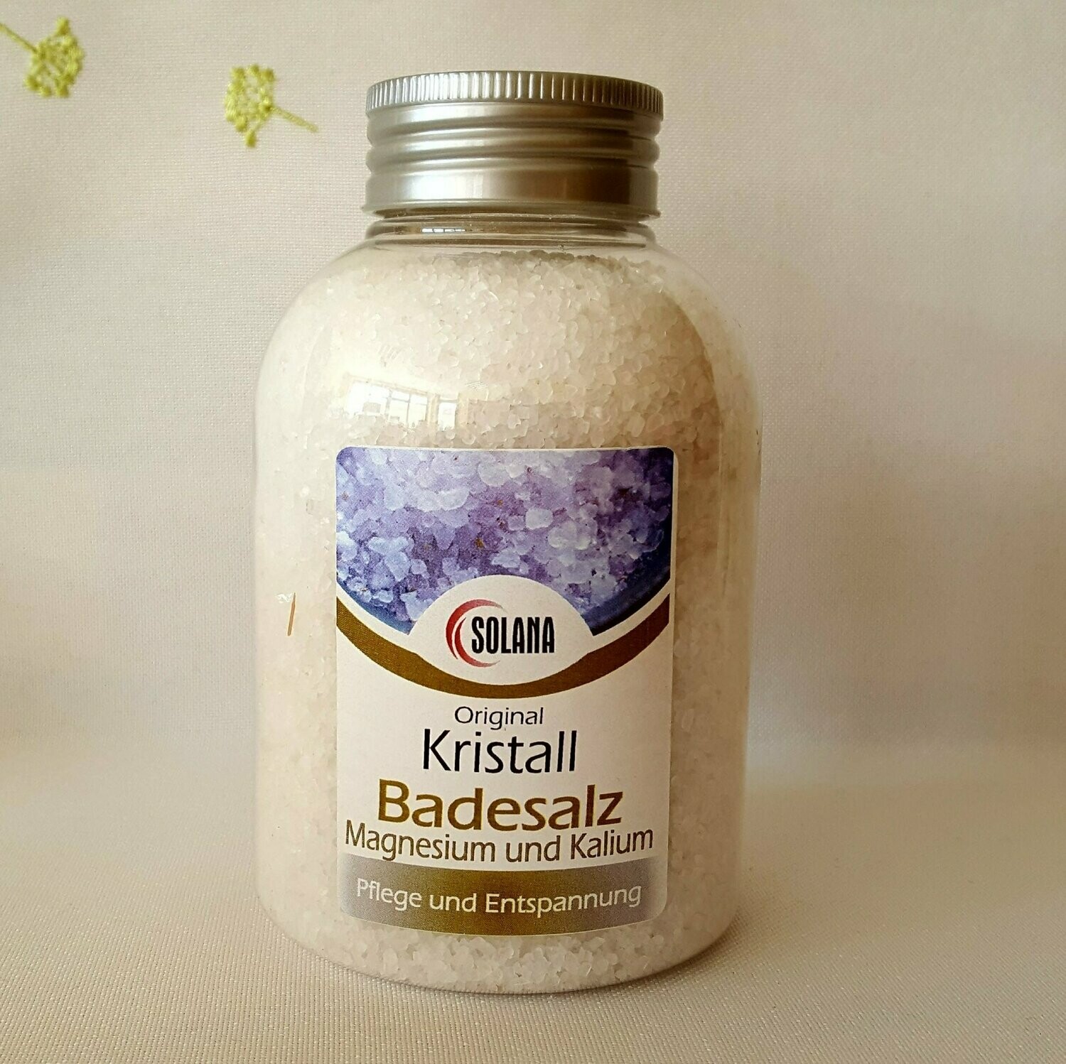 "Kristall " Badesalz mit Magnesium und Kalium