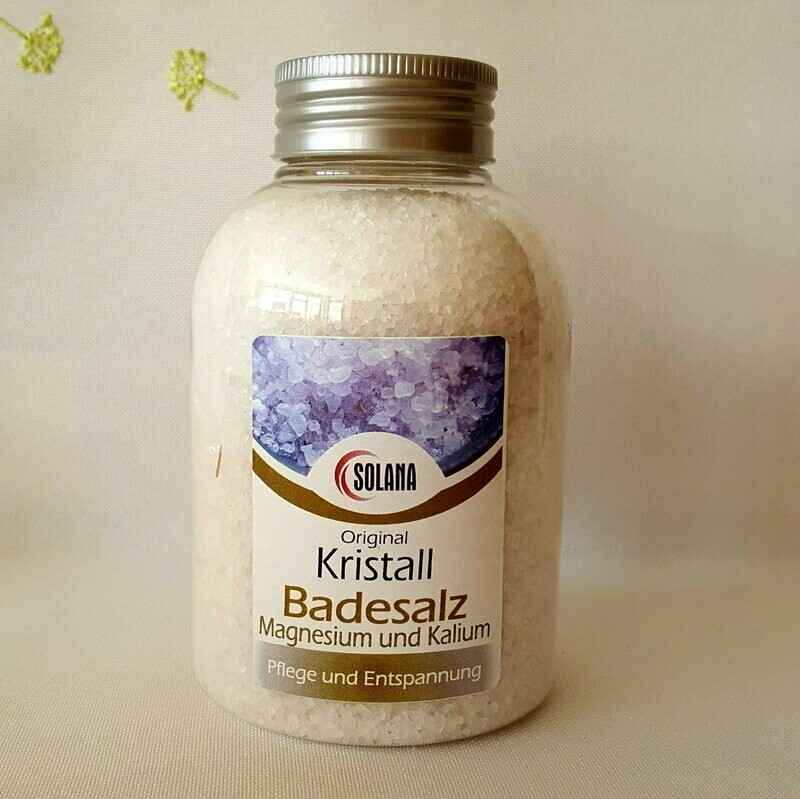 "Kristall " Badesalz mit Magnesium und Kalium