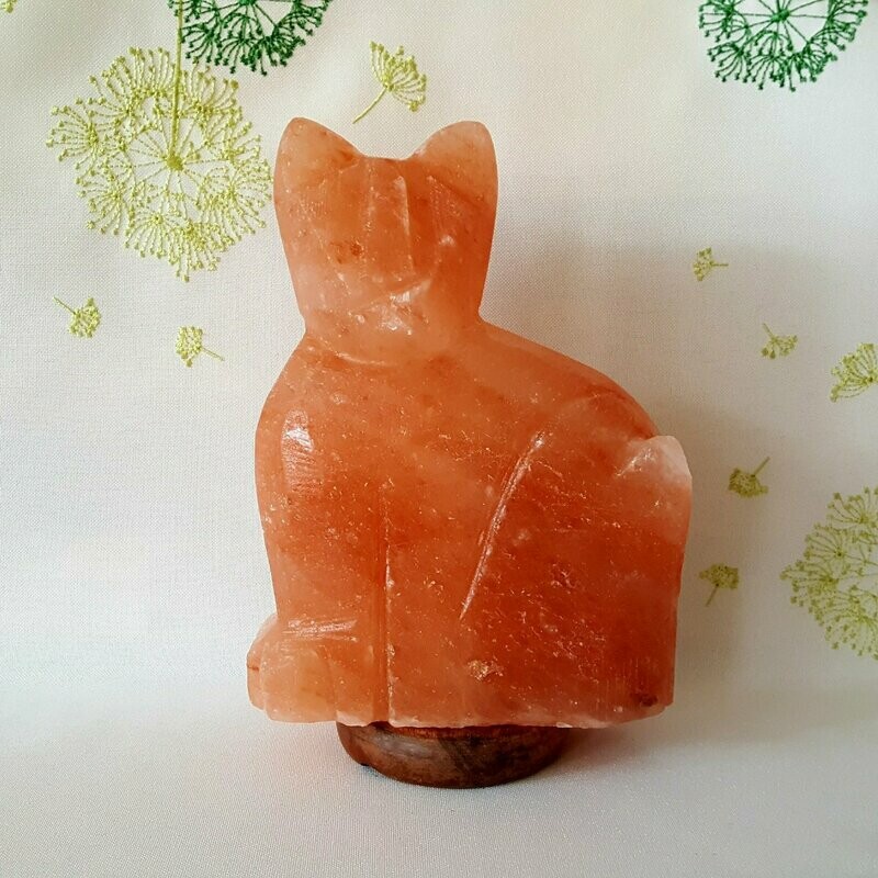 Salzlampe "KATZE sitzend"