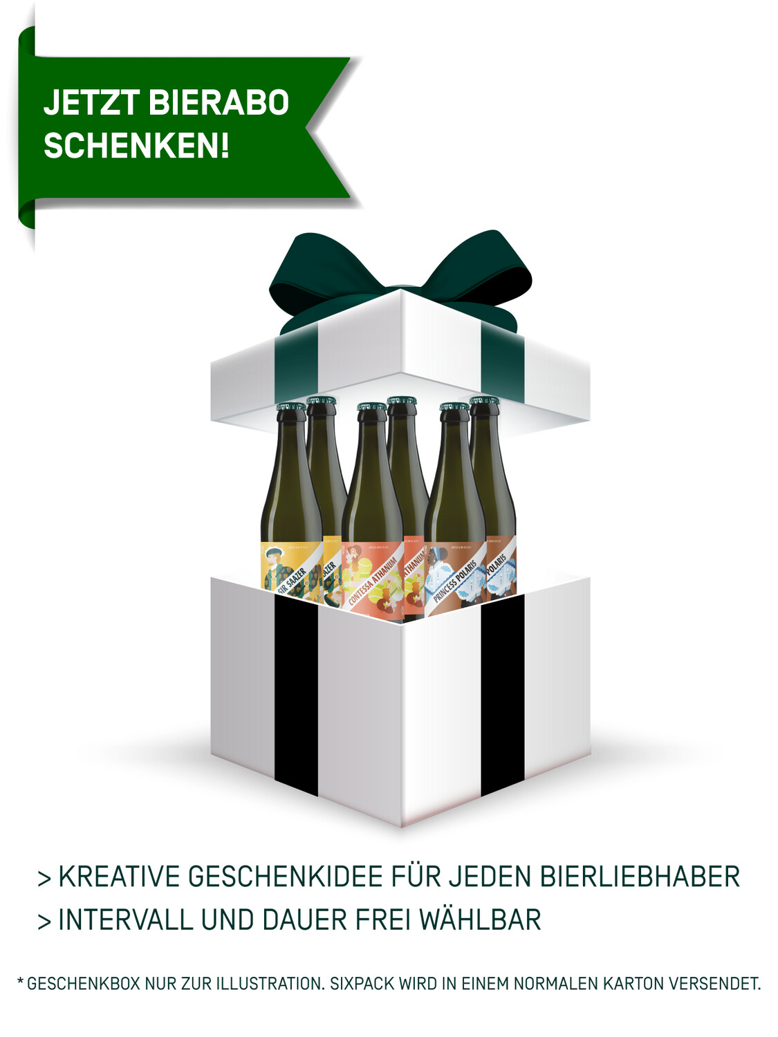 Geschenk Bier-Abo (6-Pack)