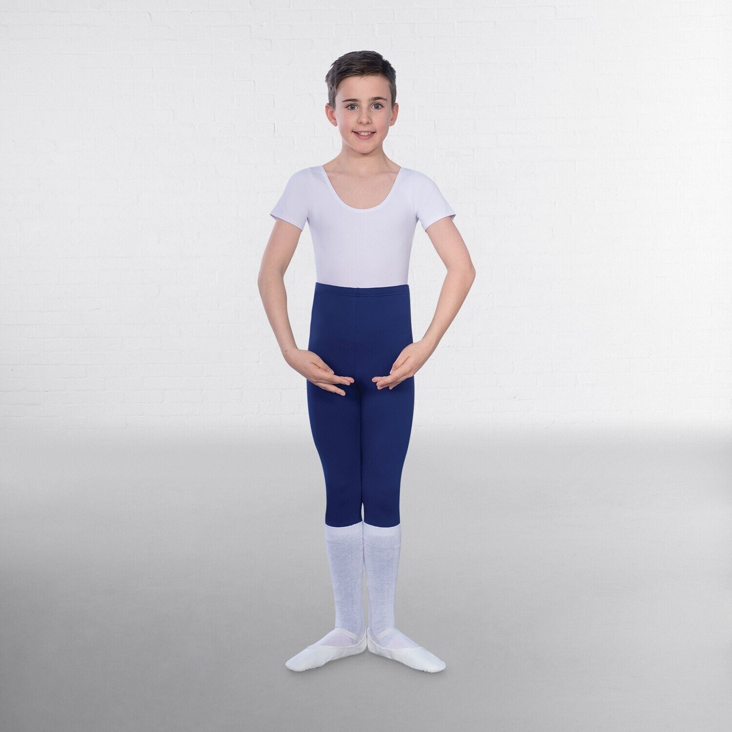 White Short Sleeve Leotard