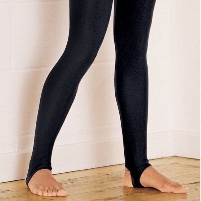 Black Stirrup Tights