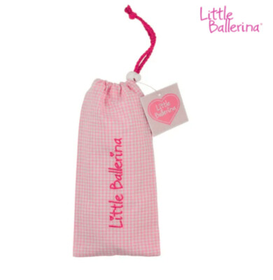 Little Ballerina Small Gingham Shoe Bag
