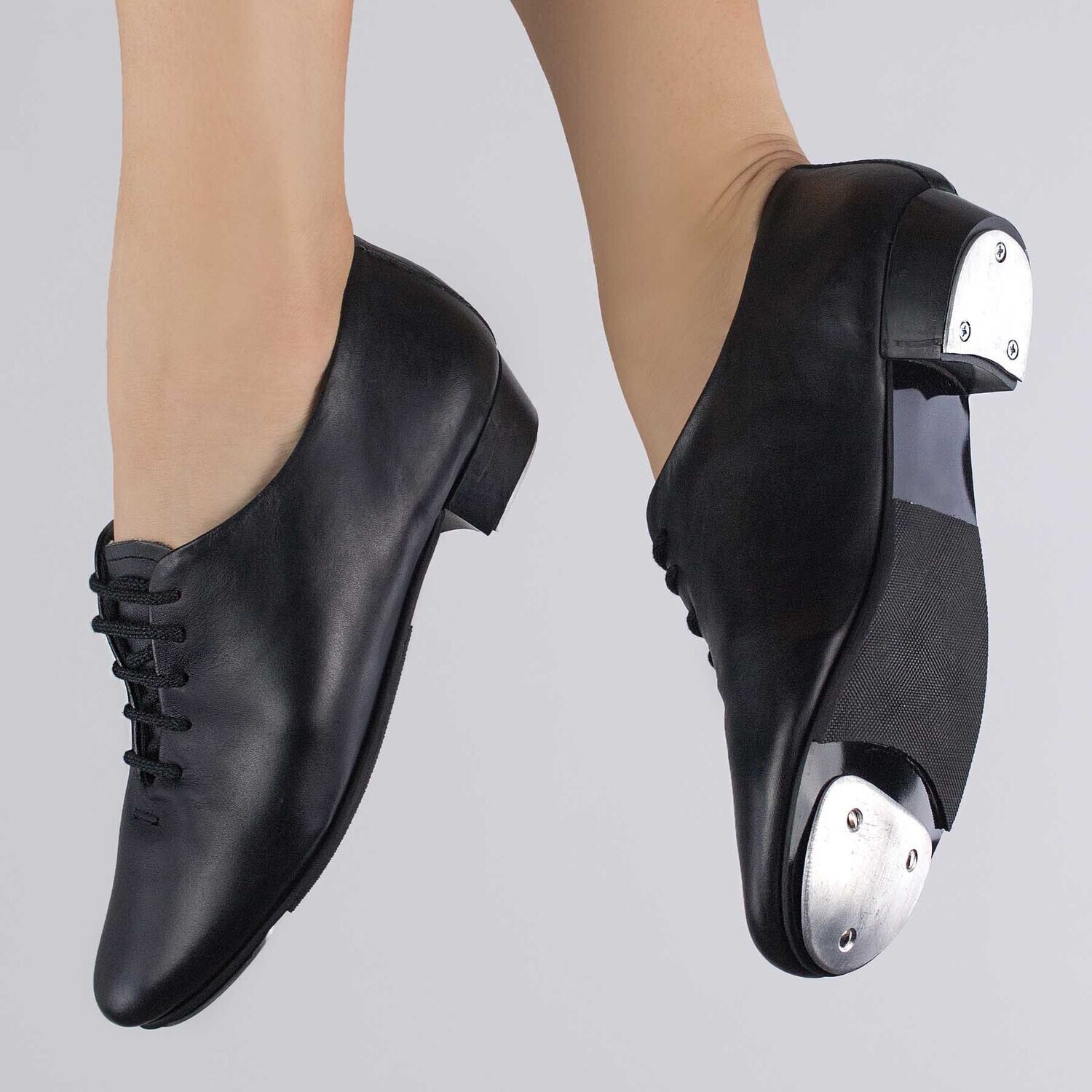 Boys Black Tap Shoes