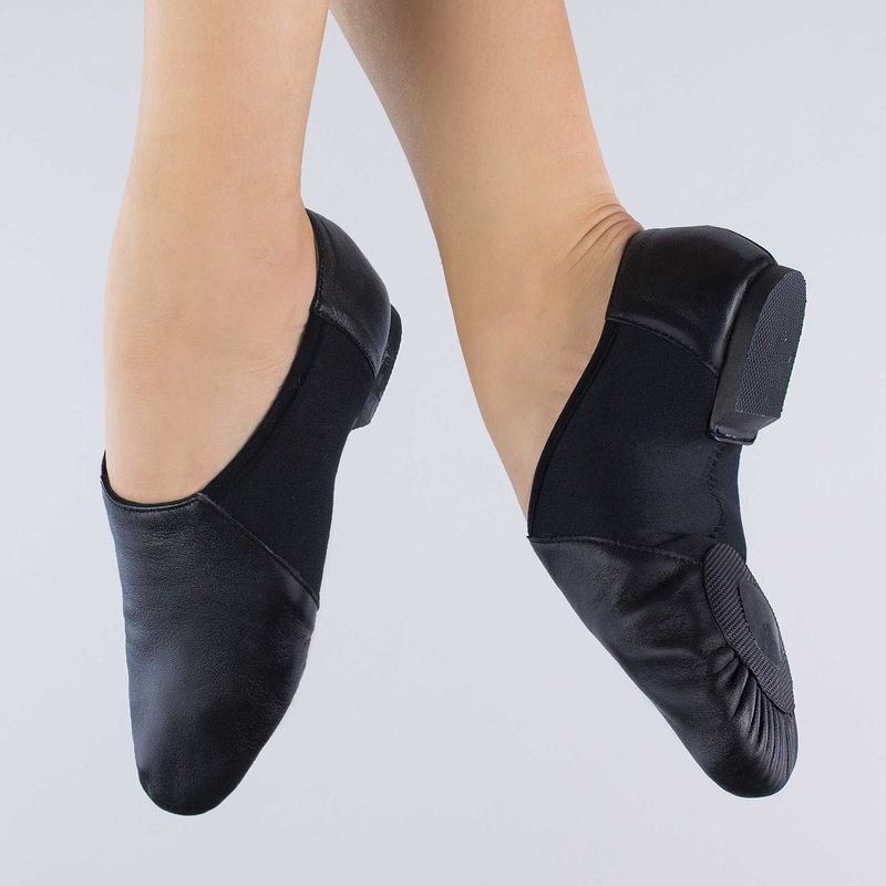 Black slip-on Jazz Shoes (optional)