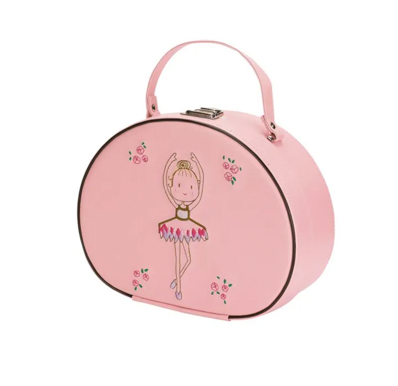 Katz pink ballerina hard beauty case