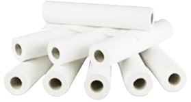 White Hygiene Rolls 2 Ply 10" or 20" Wide Rolls