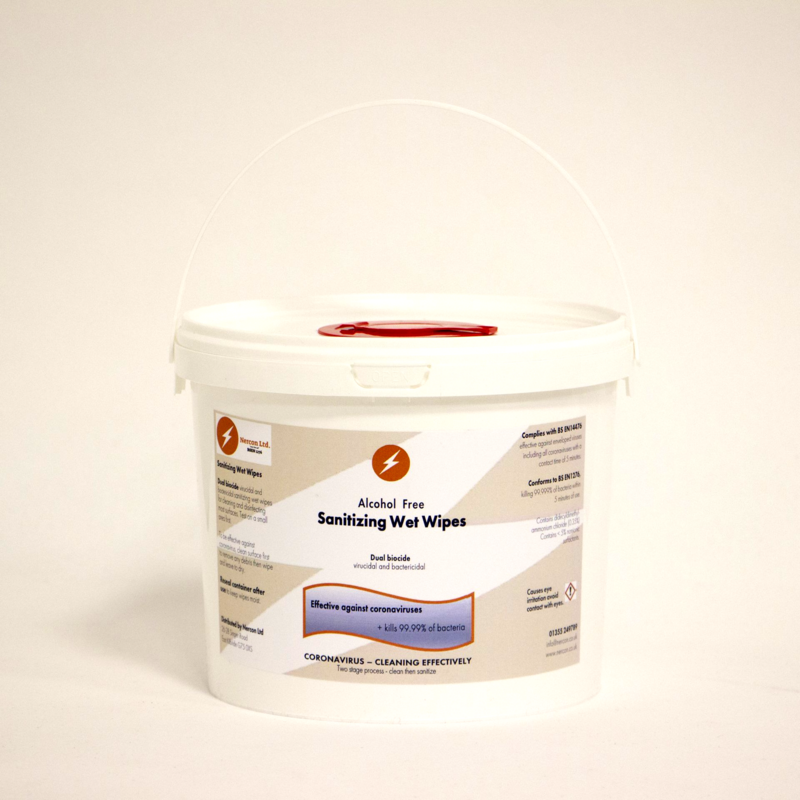 Alcohol Free Sanitising Wet Wipes 400 sheets (or  in alcohol)