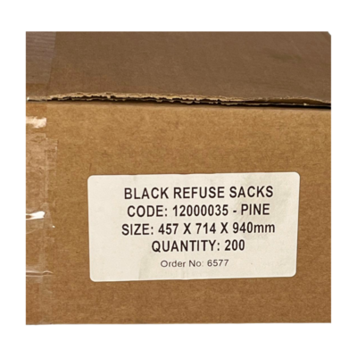 Waste Sacks Type 1 in Assorted Colour or Waste Sacks Type 3 in black