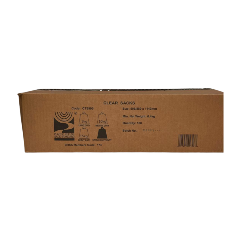 Compactor Sacks - Black or Clear