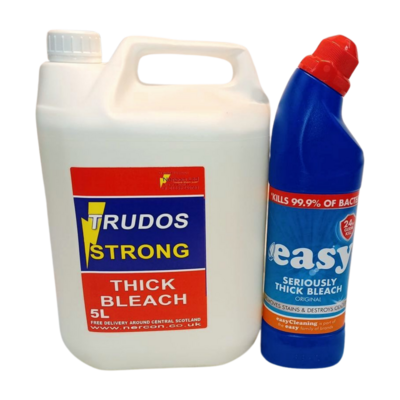 Thick Bleach 750ml or 5ltr or Apple Toilet Cleaner 750ml