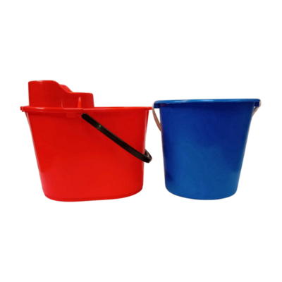 Plastic Bucket or Mop Bucket in Assorted Colours