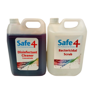 Safe 4 Bactericidal Hand Cleaner or Safe 4 Lavender Concentrate
