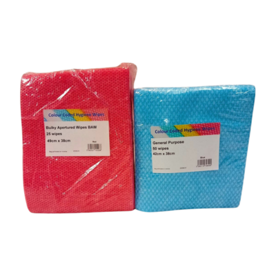 J - Type Cloth 1x50 or WHD Cloth 1x25 In Assorted Colours