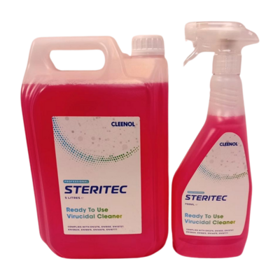 Steritec Virucidal Cleaner Ready To Use 750ml or 5Ltr