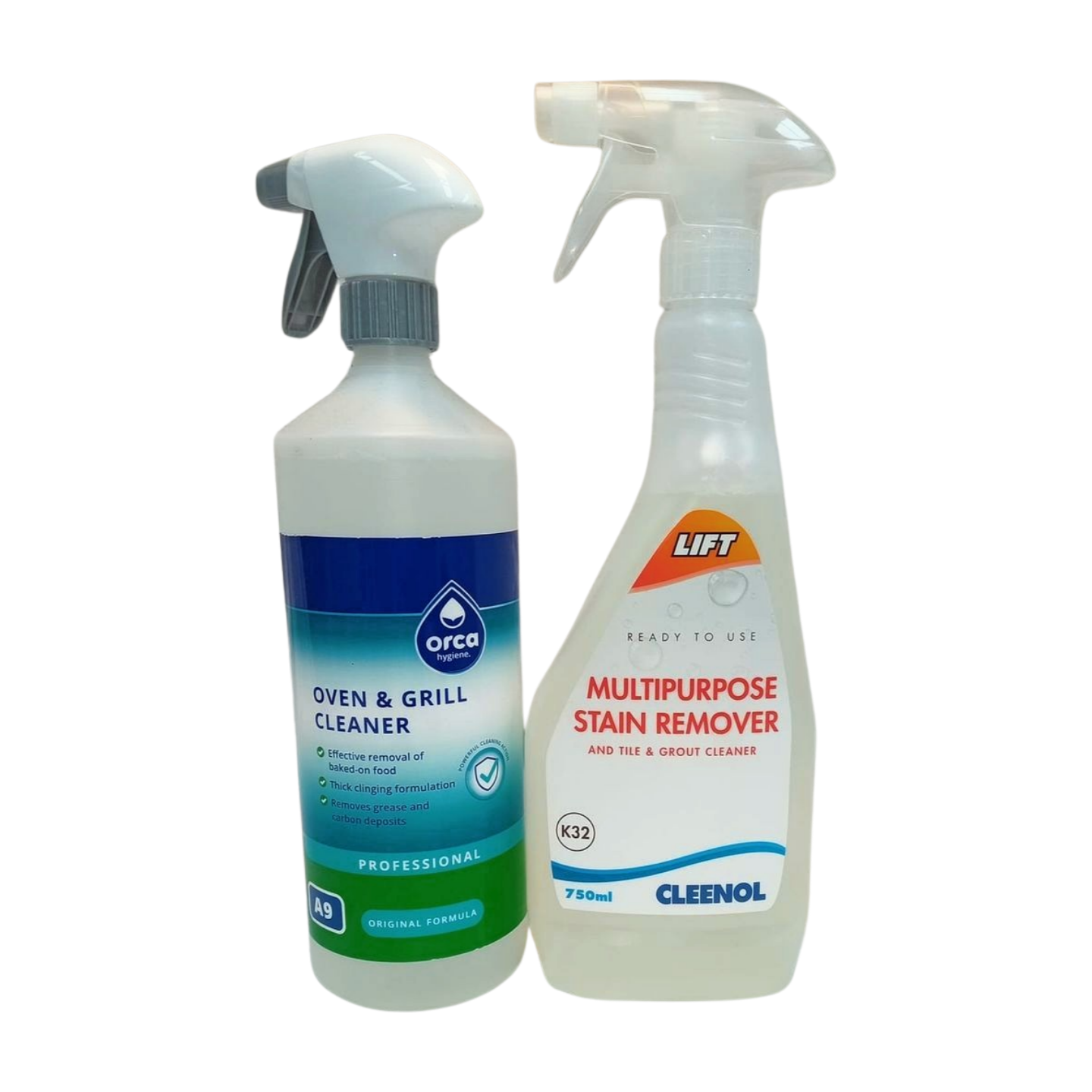 Oven & Grill  Cleaner 1lt And Stain Remover 750ml
