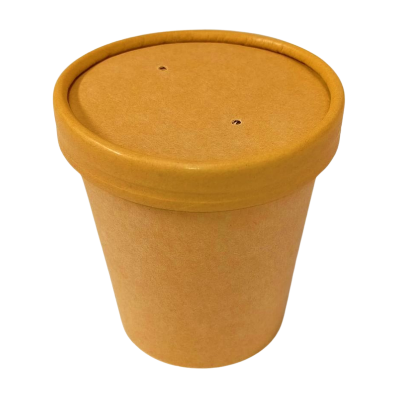 Kraft Soup Pots & Lids Also In White 1x500