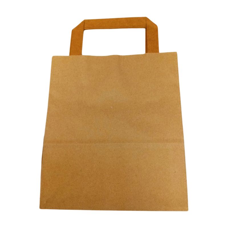 Takeaway Brown Paper Carrier Bags 1x250