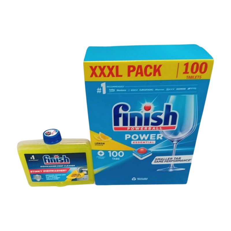 FINISH DISHWASH CLEANER  AND TABLETS