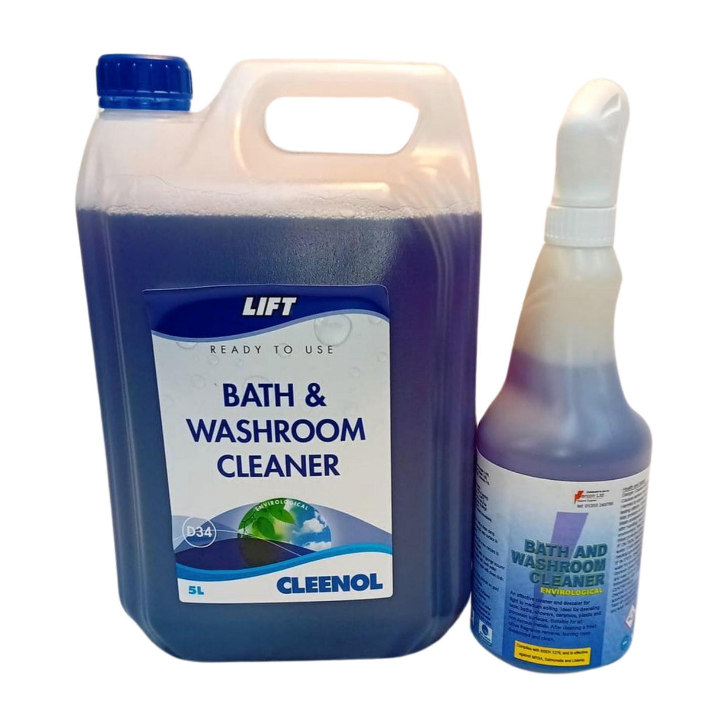 Bath & Washroom Cleaner 750ml or 5ltr Bath & Washroom Cleaner 750ml or 5ltr