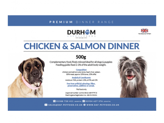 DAF Chicken & Salmon Dinner 500g
