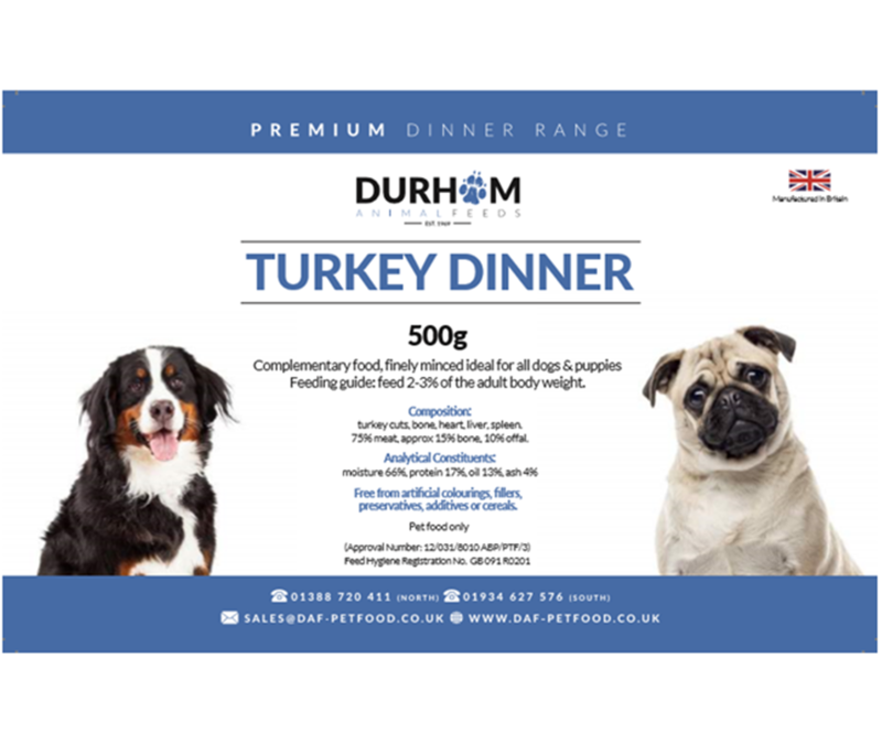DAF Turkey Dinner 500g