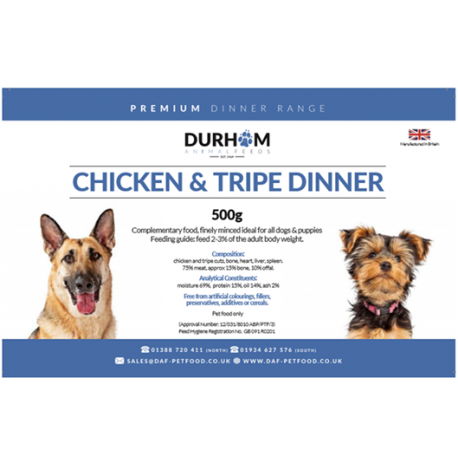 DAF Chicken & Tripe Dinner 500g