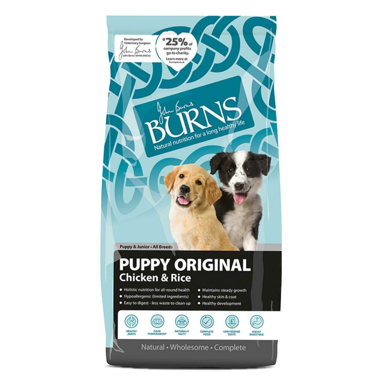 BURNS PUPPY CHICKEN 12KG