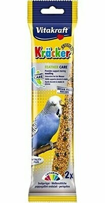 Vitakraft Budgie Kracker Feather Care 2Pk