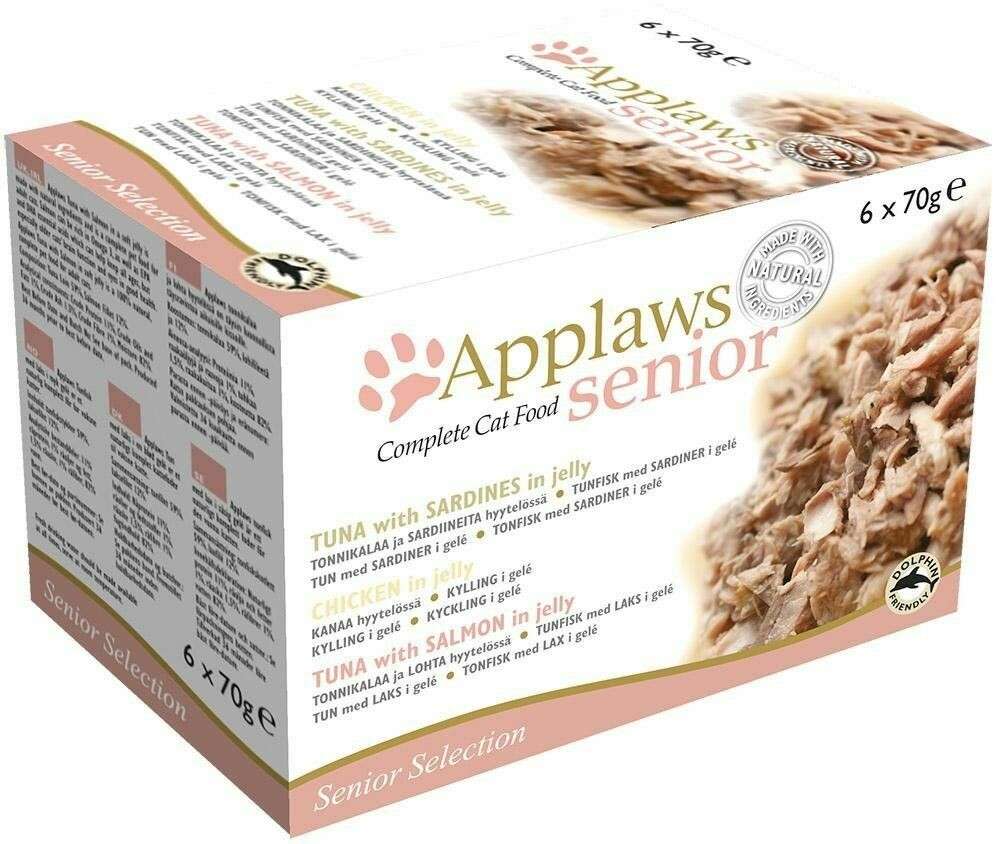 Applaws Cat Senior Multipack Tin 6x70g