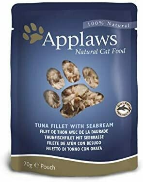 Applaws Cat Pouch Tuna Fillet And Seabream 70g