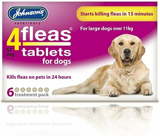 Johnsons  4Fleas For Dogs Large Dog 3Tablets