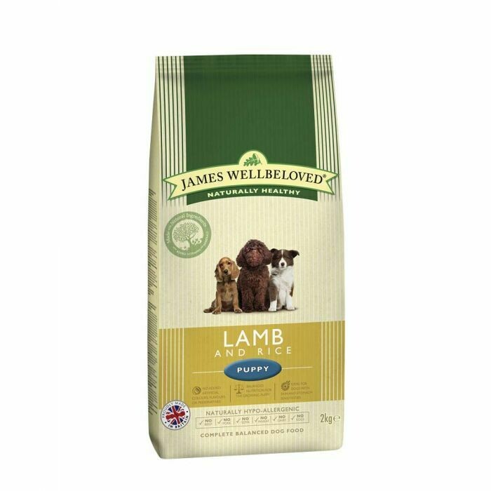 James Wellbeloved Puppy Lamb & Rice 2kg