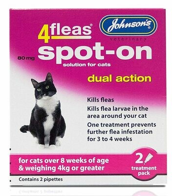 Johnson's 4Fleas Spot On Cat 80mg