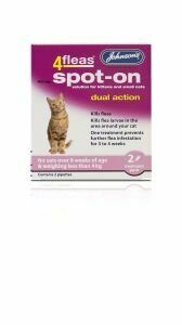 Johnsons 4Fleas Spot OnKitten 40mg