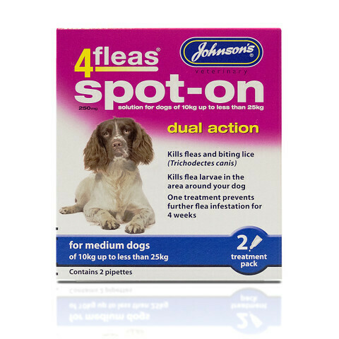 Johnson's 4Fleas Spot On Medium Dog 250mg