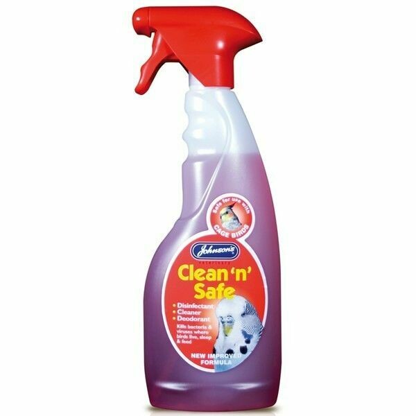 JVP Clean N Safe Cage Bird Spray 500ml