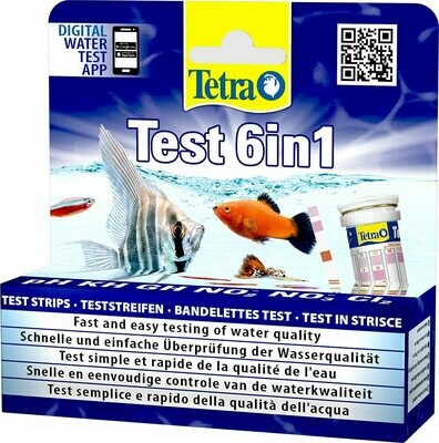 Tetra Aquarium Test Strip 6 In 1