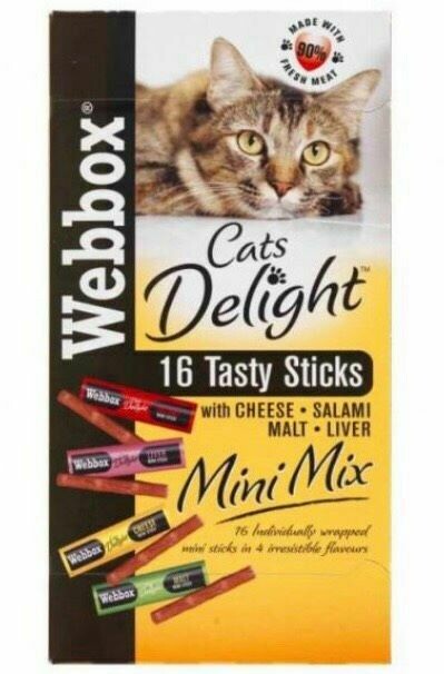 Webbox Cats Delight MiniMix Variety Pack 16Stk