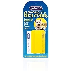 Johnsons Flea & Grooming Comb + Flea Detection Kit