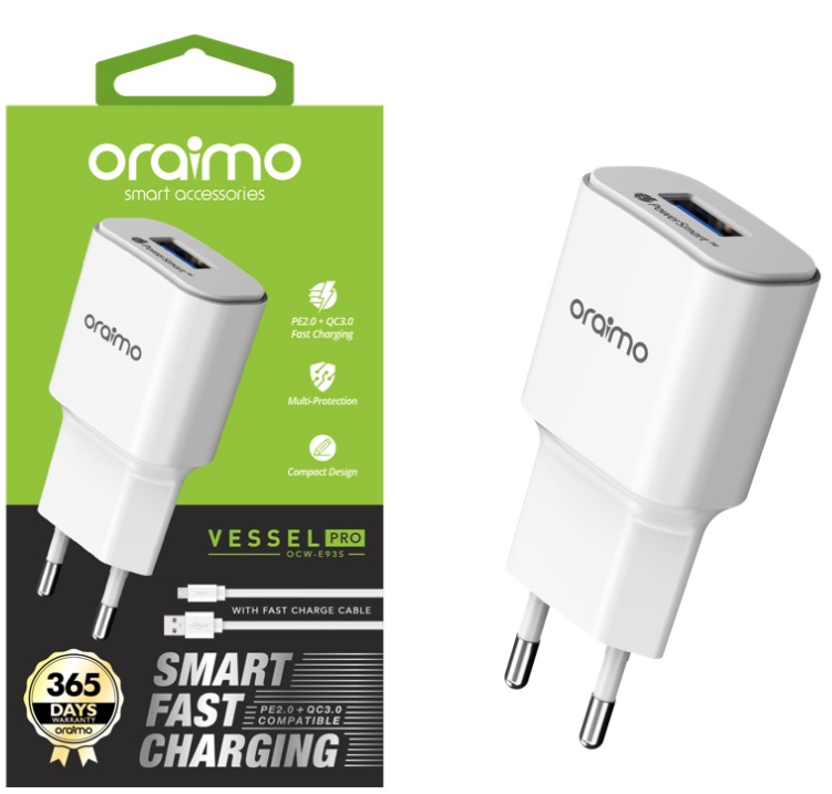 Chargeur Oraimo fast