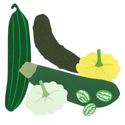 Concombres et courgettes